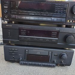 Digital Compact Cassette Player, AM/FM Stereo Receiver, and Audio/Video Control Center 