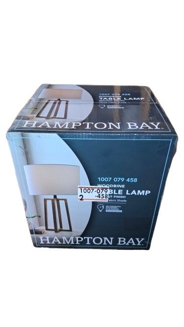 Hampton Bay Walnut Finish Table Lamp