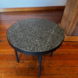 Marble Top Bed Side Table 
