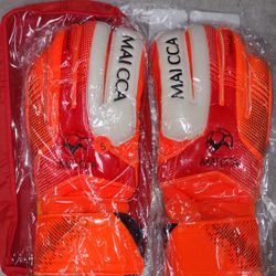 BRWH-B07QSQG3LP Haploon Soccer Goalie Gloves Adult & Youth Goalie Gloves Size 5 Soccer Goalkeeper Gloves with Finger Protector Goalkeeper Gloves Breat