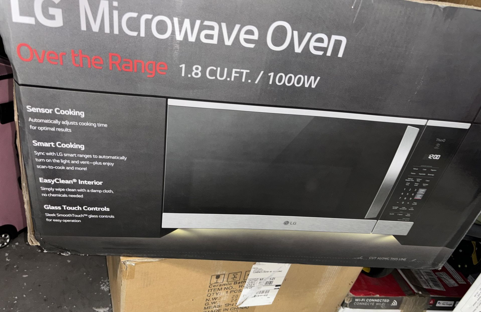 LG over The Range Microwave Over 1.8