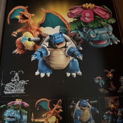 Pokemon Lego Venosaur , Charizard and Blastoise 