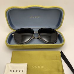 Gucci Aviator Sunglasses Polarized Unisex Authentic Like New
