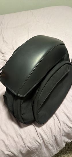 Leather pros quick detach saddle bags for Harley softail