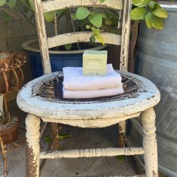 Antique Chair Strong and Sturdy. Would be adorable in a bathroom with towels and soap sitting on it
