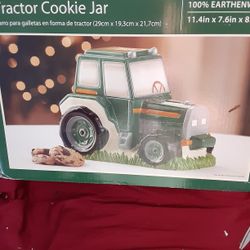 Tractor Cookie Jar