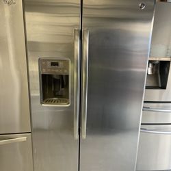 Ge Stainless Refrigerator ‼️60 Day Warranty‼️