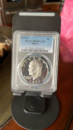 1971-S  EISENHOWER SILVER PCGS PR69 DCAM!  Uncirculated Wow!