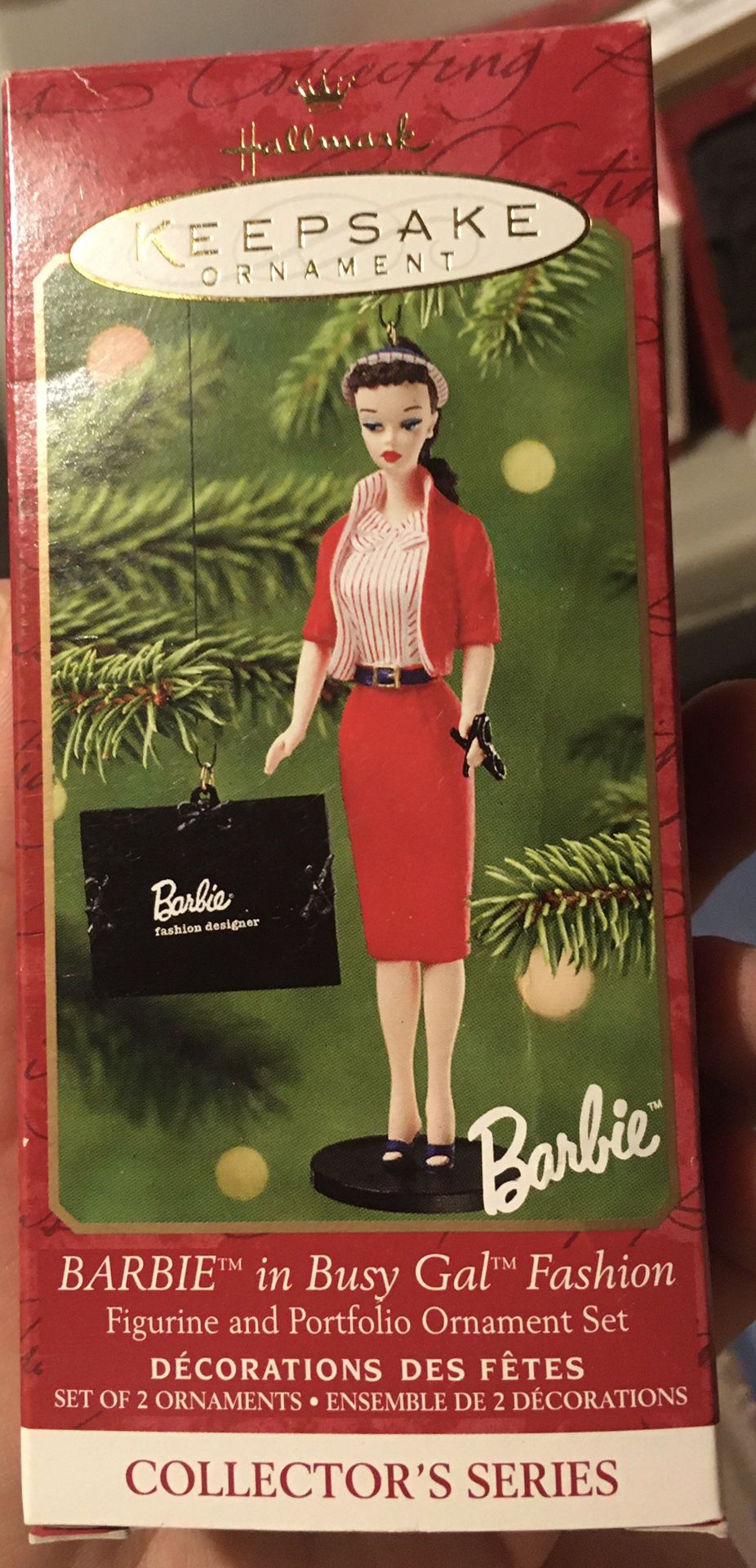 Hallmark Barbie ornament - Busy Gal