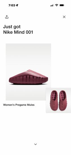Nike Mind 001 Slide Pink Smoke
