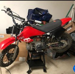 Red Honda Bike 75cc