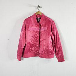 NFL CHICAGO BEARS Womens Satin Bomber Jacket Size L