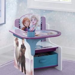 Frozen/ Toddler Desk With Storage/ School/ Daycare/ Toys/ Kids/ NEW