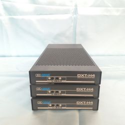 Lot Of 3 Amulet Hotkey DXT-H4 Quad Display KVM Extenders