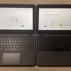 2 Acers C731t Chromebooks Touchscreen 
