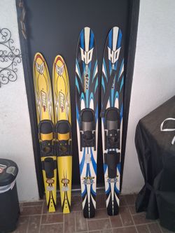 H0 Extra Adult and junior ski's.