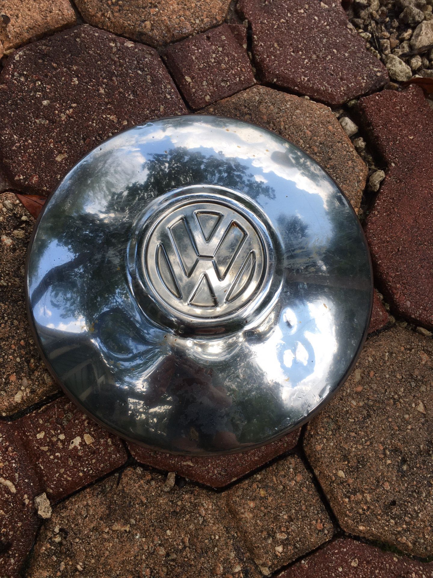 VW camper bus hubcap