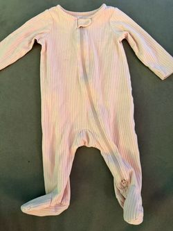 Baby Ribbed Zip-Up Footed Sleeper