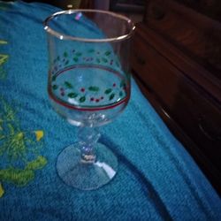 Vintage Christmas Glasses
