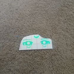 Sailor Moon Lime Green Reflect 3x6 Decal