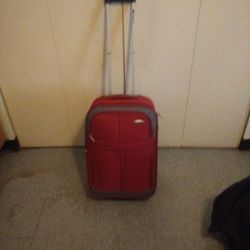 "Dumont" Red Suitcase