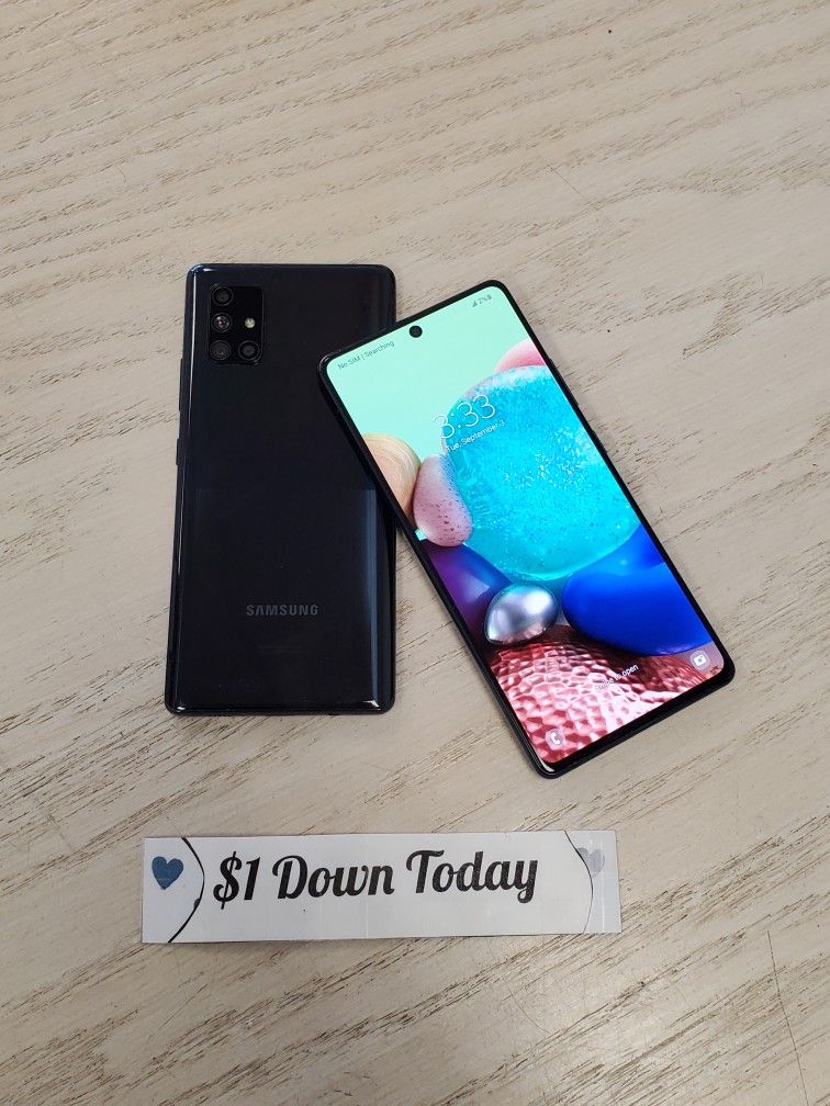 Samsung Galaxy A71 5G Unlocked 128GB $1 DOWN TODAY NO CREDIT NEEDED
