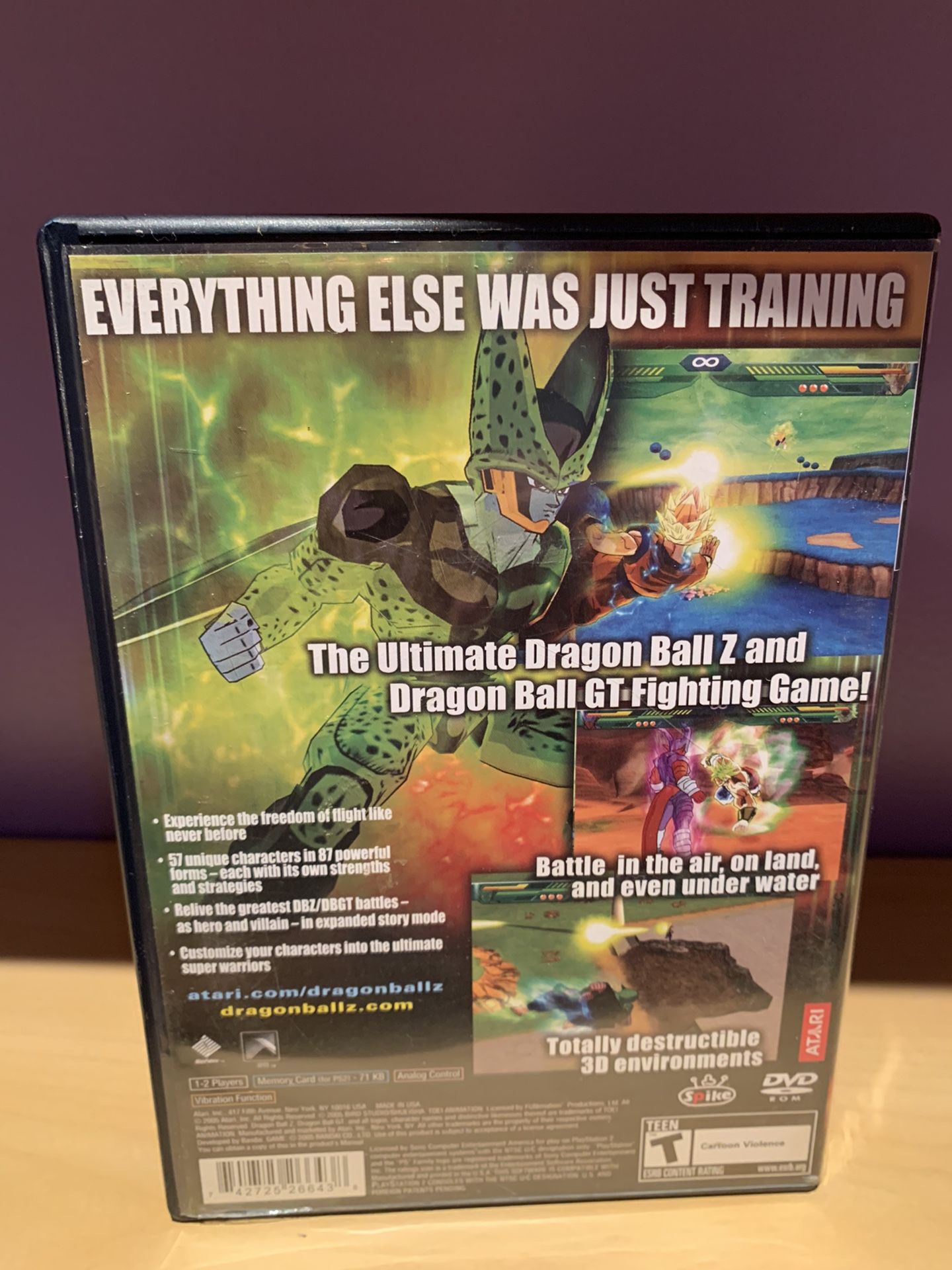 PS2 Dragon Ball Z Budokai Tenkaichi