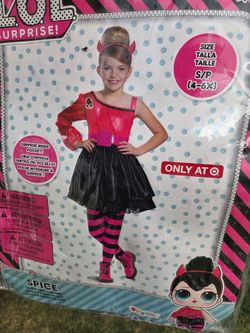 L.O.L. Surprise! Spice Deluxe girls Costume Size S/P (4-6X)