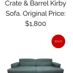 8ft Crate And Barrel Couch
