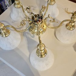 Six Light Chandelier 