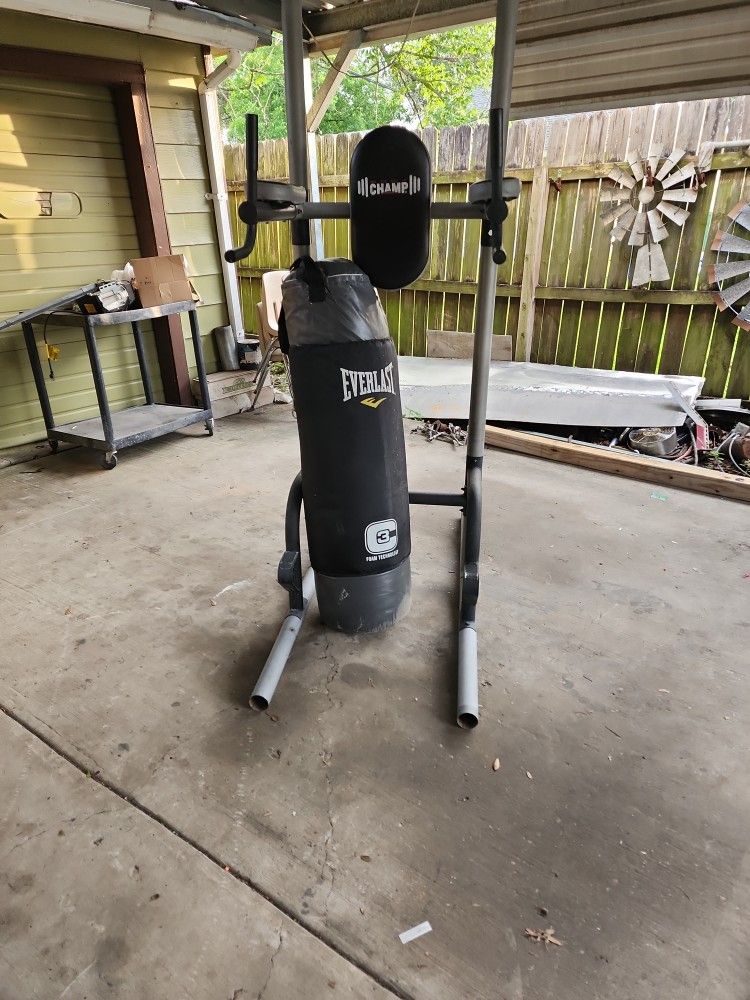 Exercise Equipment And Punching Bag