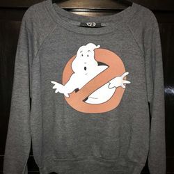 Ghostbusters grey crewneck sweatshirt • Size Small Woman