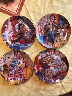 Collectible plates. R. Weaver