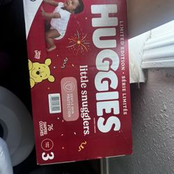 Size 3 Huggies Diapers 