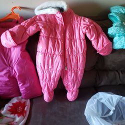 12 M 2T And 3T Girls Winter Clothes
