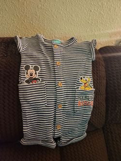 Boy's Mickey Mouse Baby Romper