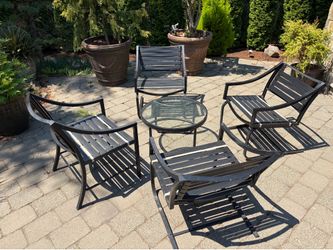 Vintage 5pc patio set