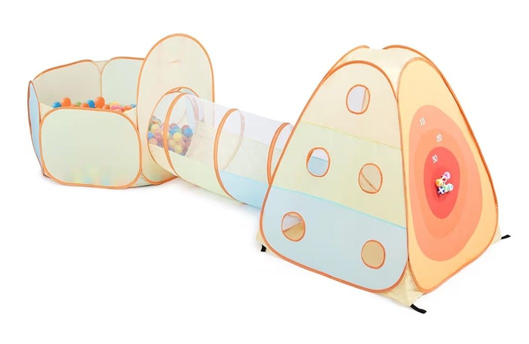 TecTake Tenda Giochi Per Bambini | Pop Up Tenda Da Gioco Con Palline Per Bambino | Incl. 200 Palline Tascabile | -Modelli Differenti- (Tipo 2 | No. 400729