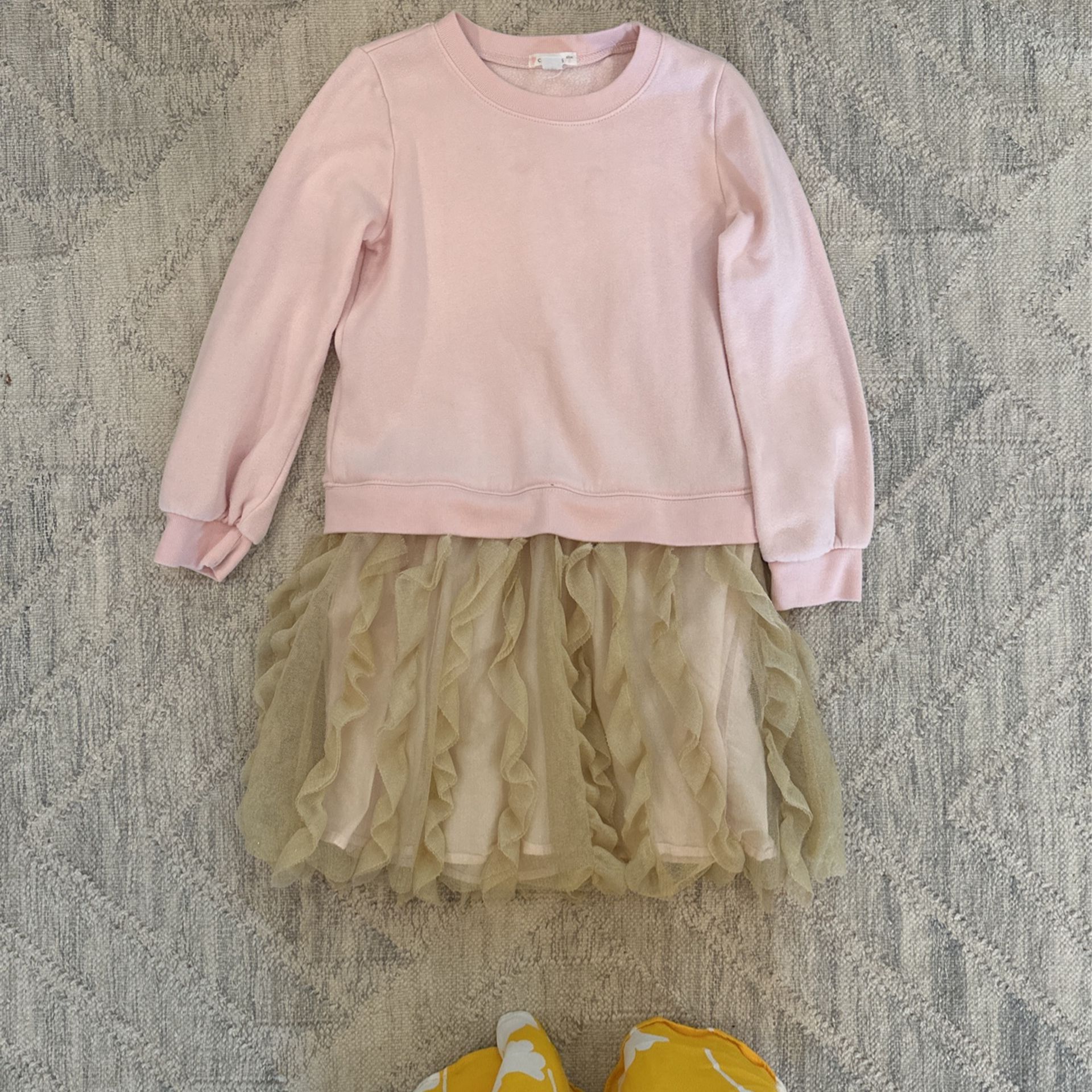 Girls Crew Cuts Sweatshirt Dress