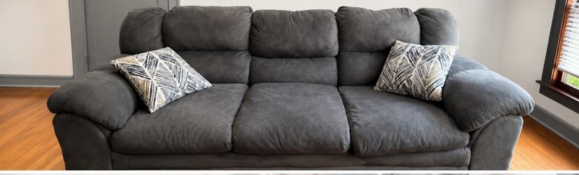 Gray sofas set