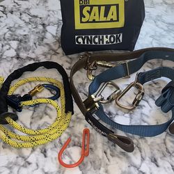 DBI SALA 1204075 Cynch-Lok Pole Device Climbing Strap Lanyard Fall & DBI 1200115