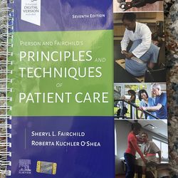 Principal techniques for patients care book