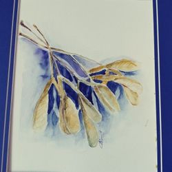 Watercolor painting 10x13