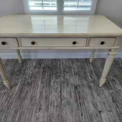 Solid Wood Off White Desk