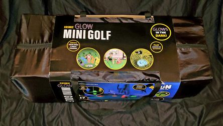 4 Fun Cosmic Mini Golf - 5 Hole Set (Deluxe Glow)