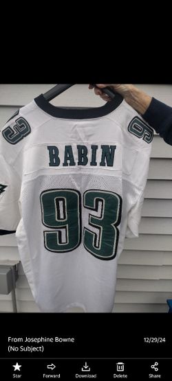 Philadelphia Eagles Jersey Babin 52