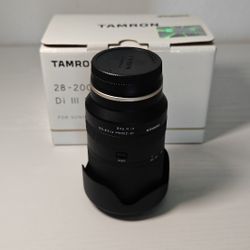 Tamron 28-200mm F/2.8-5.6 Di III RXD for Sony E-mount