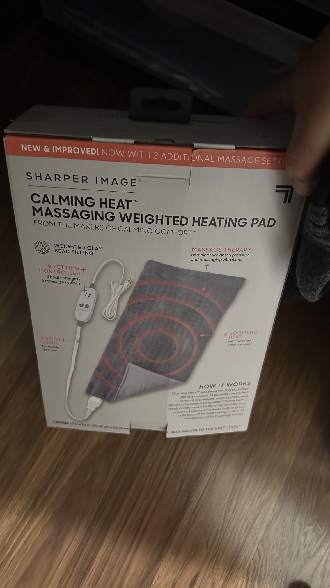 Sharper Image Calming Heating Pad