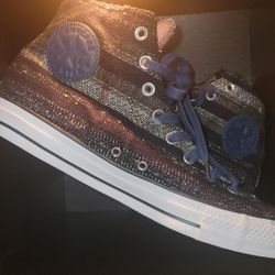 Converse Mens CTAS Hi Blue Shoes Size 11