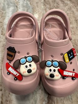 New kids girl cartoon clog sandal